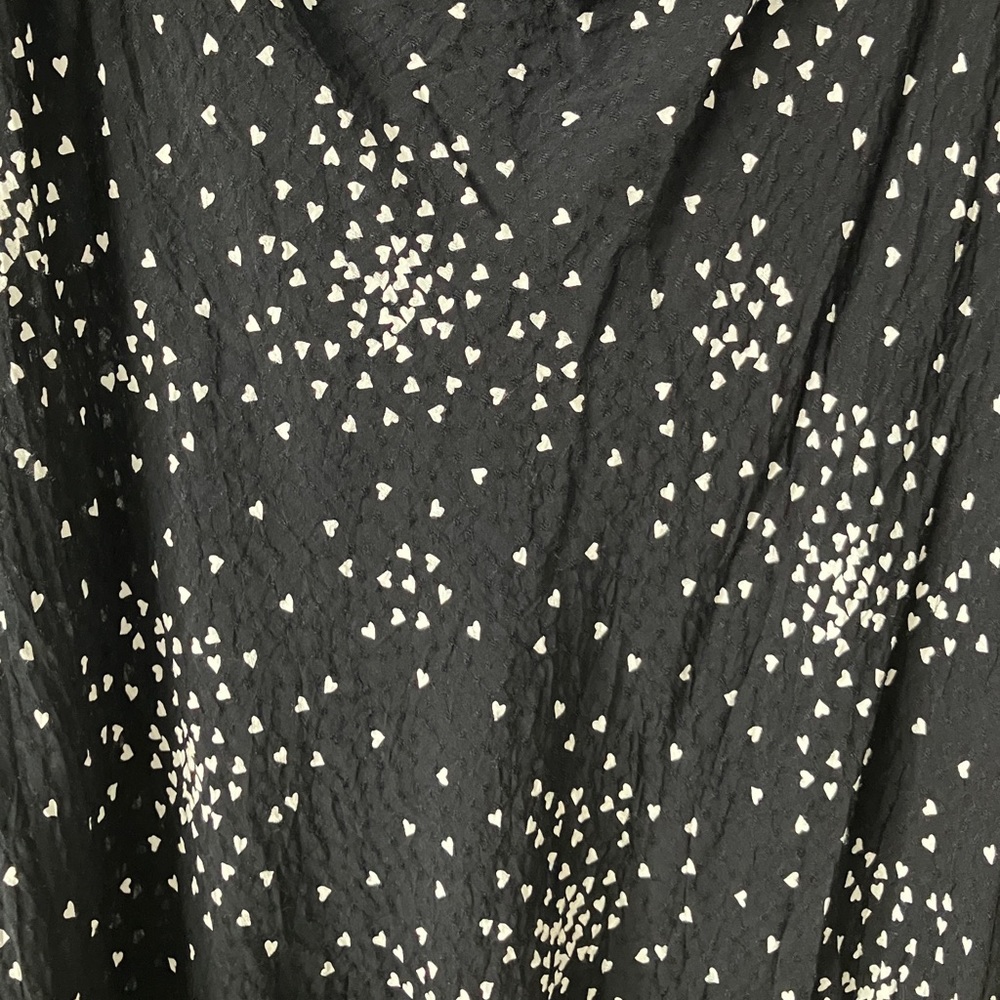 Anthropologie Heart Starburst Puff Sleeve Juliet Mini Dress NWOT - Picture 8 of 13